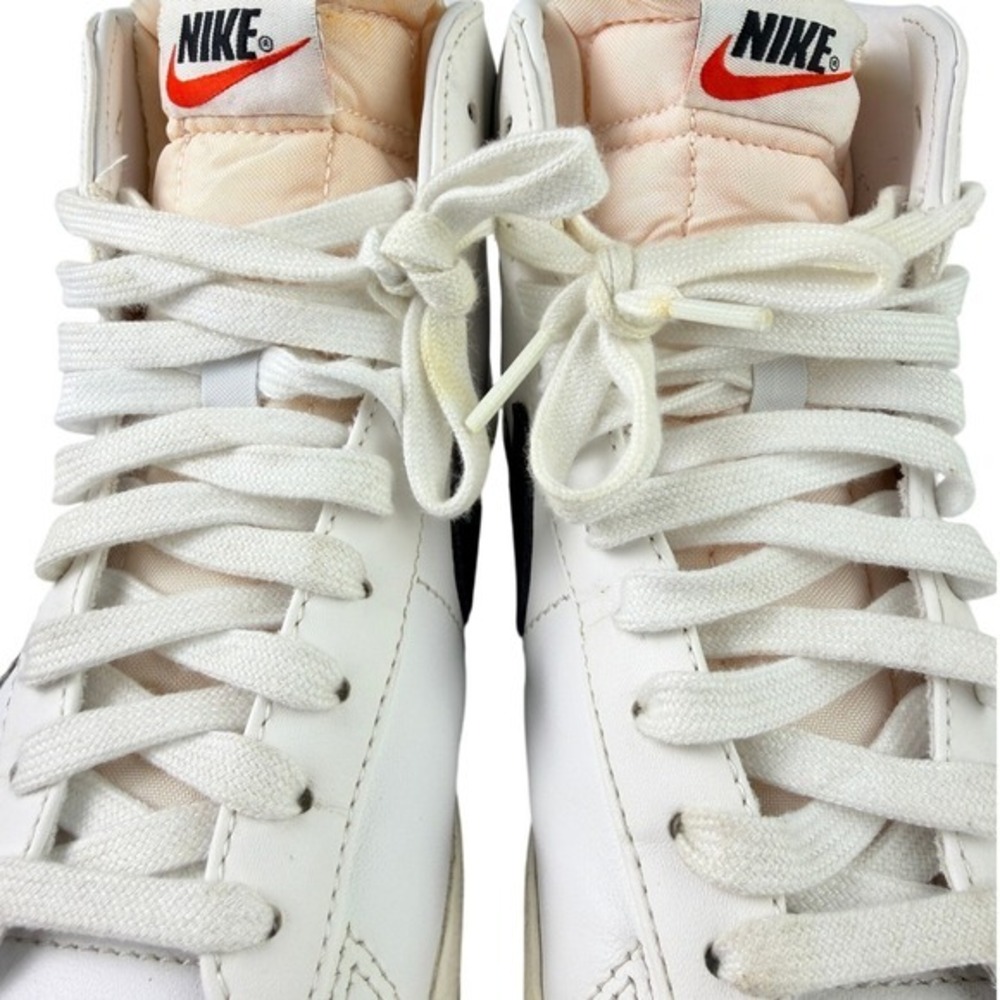 Nike Blazer Mid 77 Vintage White Black High Top Sneakers CZ1055-100 Womens 7.5 - Picture 10 of 10